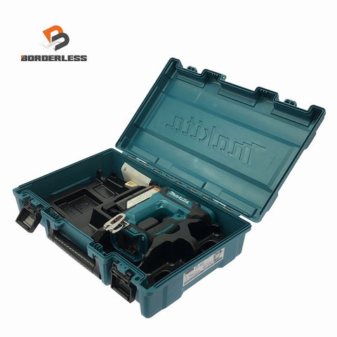 ☆比較的綺麗☆makita マキタ 18V 35mm 充電式ピンタッカー PT353DZK 本体+ケース コードレス ピンネイラ ピン釘打機124125