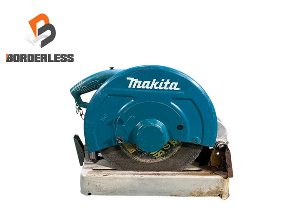 ☆中古品☆makita マキタ 355mm 高速切断機 LW1401 砥石1枚付き 高速カッター ライトカッター 鉄工用 押切り機137335 - 1