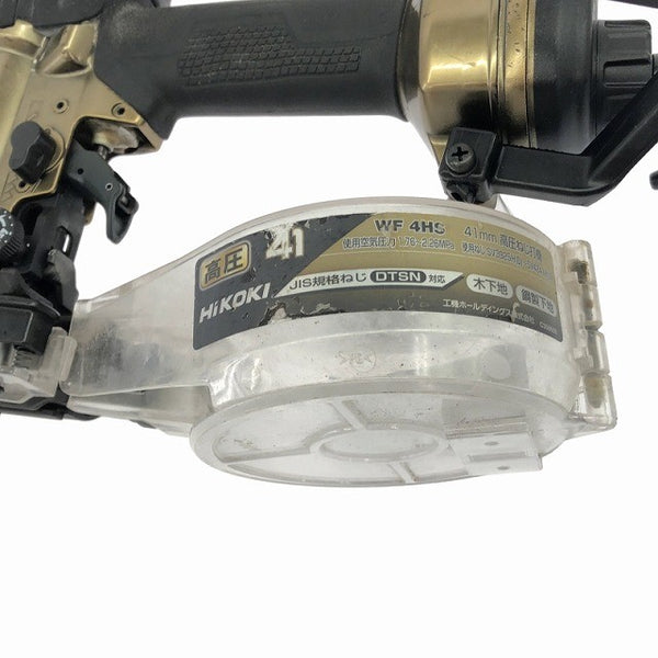 ☆中古品☆HiKOKI ハイコーキ 41mm 高圧 ねじ打機 WF4HS ハイゴールド ケース付 ねじ打ち機 ターボドライバー エアビス打機 - 9