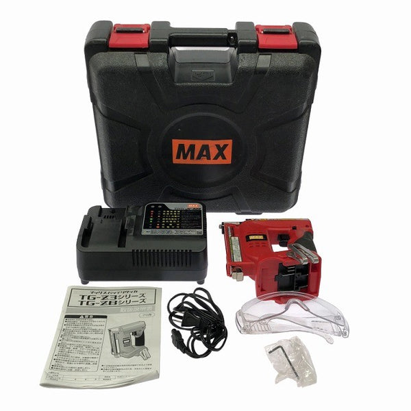 ☆中古品☆MAX マックス 14.4V バッテリタッカー TG-Z3 充電器 ケース付 充電式タッカー コードレスタッカー 電動工具130998 - 3