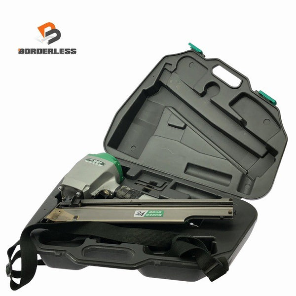 ☆中古品☆MAX マックス 90mm 常圧 スティックネイラ KN-901 ケース付 2×4ネイラー 2×4用 エア釘打機 エア釘打ち機 コイルネイラ129435 - 1