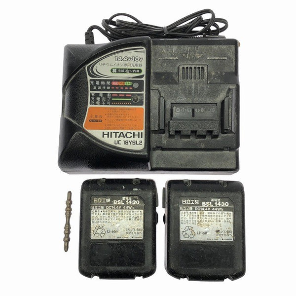 ☆中古品☆HITACHI 日立工機 14.4V コードレスインパクトドライバー 
