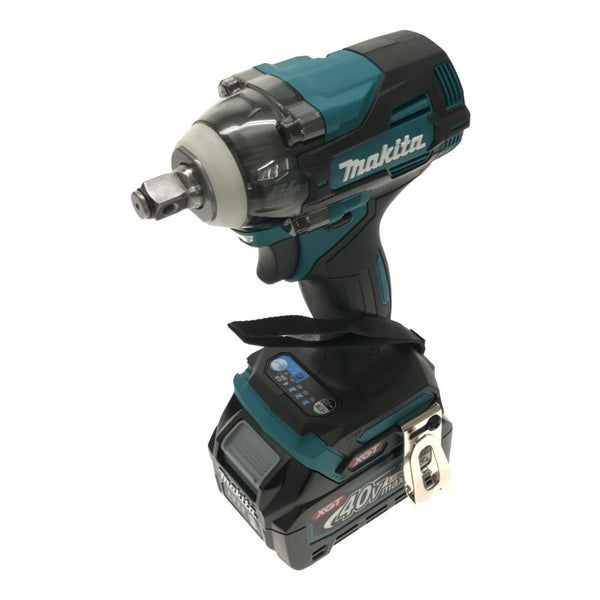 ☆未使用品☆makita マキタ 40Vmax 充電式インパクトレンチ TW004GRDX バッテリ2個(40Vmax2.5Ah) 充電器 ケース133698 - 4