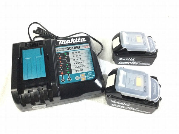 ☆未使用品☆makita マキタ 18V 充電式インパクトレンチ TW300DRGX バッテリ2個(18V6.0Ah) 充電器 ケース付 コードレス133428 - 10