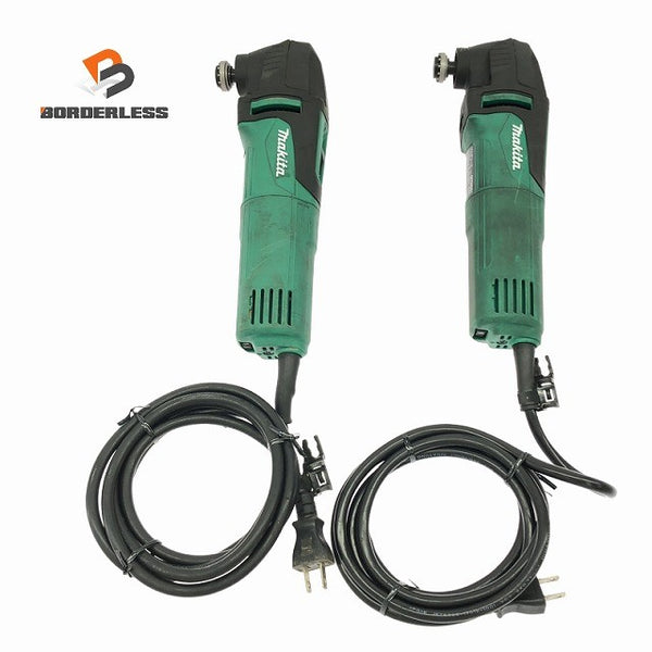 ☆中古品2点セット☆makita マキタ 100V マルチツール MTM001×2 電動工具 切断 研磨 研削 日曜大工 木工134065 - 1