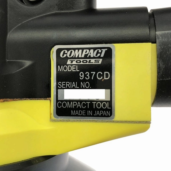 ☆未使用品☆COMPACT TOOL コンパクトツール 吸塵式ダブルアクションサンダー 937CD LPS パーツ ホース 専用バック付 研磨114275 - 6