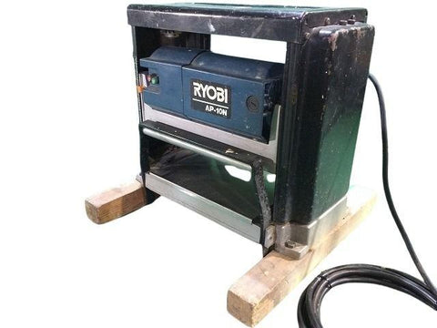 ☆中古品☆ROYBI リョービ 100V 自動カンナ AP-10N コード式 自動かんな 電動カンナ プレーナー 木材加工 切削 大工道具116978 - 0