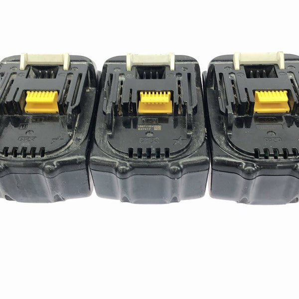 ☆中古品3個セット☆makita マキタ 18V 純正 リチウムイオンバッテリー 5.0Ah BL1850 4.0Ah BL1840 3.0Ah BL1830 蓄電池 充電池 - 8