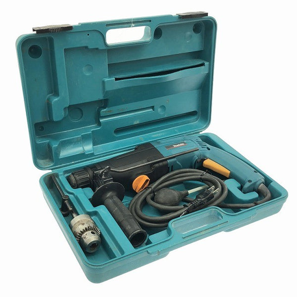 ☆中古品☆makita マキタ 100V 24mm ハンマドリル HR2410 ケース付 SDSプラス コード式 ハンマードリル 穴あけ 穿孔135555 - 2