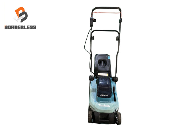 ☆中古品☆makita マキタ 18V×2＝36V 充電式芝刈機 MLM382D 本体＋カギ付 刈込幅380mm コードレス 芝刈り機 ガーデニング126117 - 1