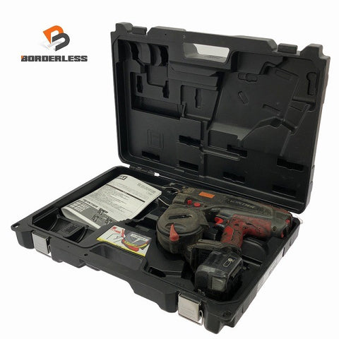 ☆中古品☆MAX マックス 14.4V 充電式鉄筋結束機 ツインタイア RB-440T バッテリ1個(14.4V 3.9Ah) ケース付 TWINTIER136989