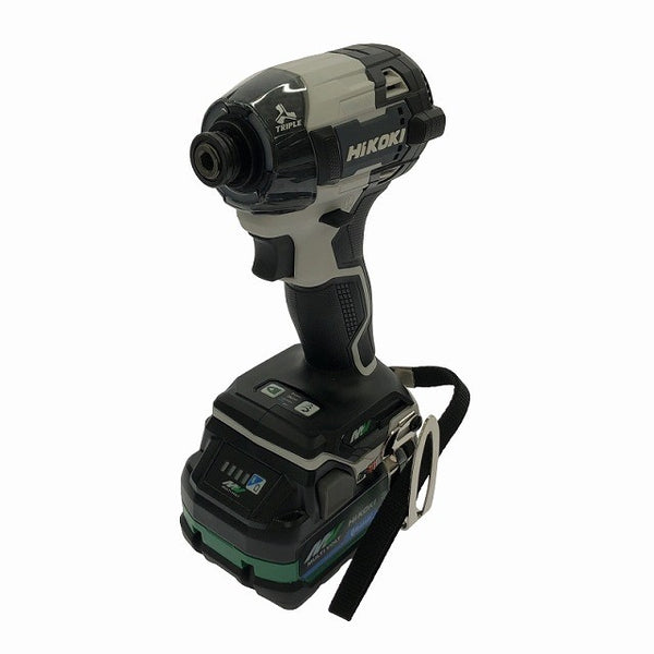 ☆未使用品☆HIKOKI ハイコーキ 36V コードレスインパクトドライバー WH36DD(2XHSZ)(FW) 白/フロスティホワイト フルセット121095 - 4