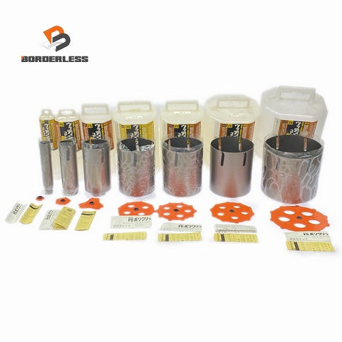 ☆未使用7本セット☆ミヤナガ 宮永 ウッディングコアドリルカッター PCWS160C/125C/120C/110C/80C/50C/32C コアードリル122616