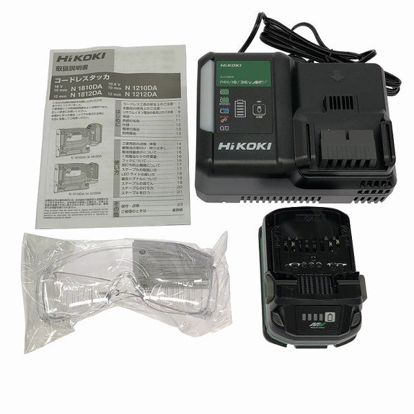 ☆未使用品☆HiKOKI ハイコーキ 18V 13mm コードレスタッカ N1812DA(XPZ) バッテリー(BSL36A18X) 充電器付き133636 - 10
