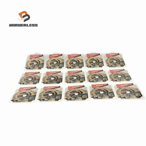 ☆未使用品 15枚セット☆makita マキタ 125mm ダイヤモンドホイール A-53481 乾式用 内径22mm 20mmリング付 主用途/コンクリート117262