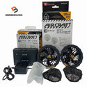 ☆未使用品セット☆BURTLE バートル 30V エアークラフト専用バッテリー AC10 黒 ファンユニット AC10-1 ブラック133760 - 1