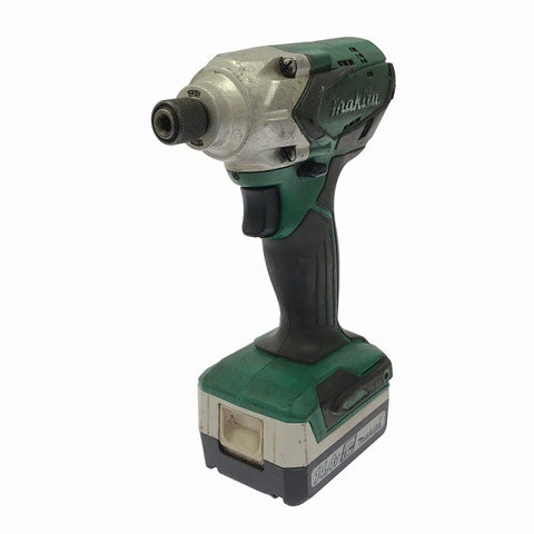 ☆中古品☆makita マキタ 14.4V 充電式インパクトドライバ M697D バッテリー2個(14.4V 1.5Ah) 充電器付き125685 - 0