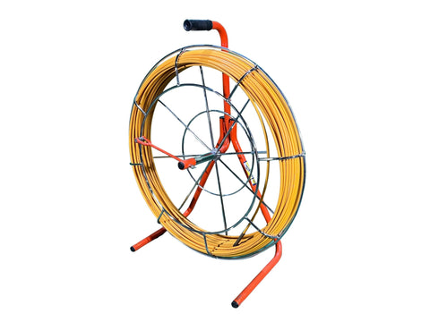 ☆中古品☆ミノル工業 PRO MATE スーパーイエロー φ6.5 100m E-4122R 通線ワイヤー 入線ワイヤー 通線工具 MARVEL マーベル126066 - 0