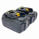 ☆中古品2点セット※コメント必読☆makita マキタ 18V 5.0Ah 純正 リチウムイオンバッテリー BL1850B 残量表示付 充電池 蓄電池131140 - 4