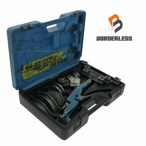 ☆中古品☆ESCO エスコ 1/4-7/8 ラチェットベンダー MOD-P22A 予備スプリング付 チューブベンダーセット ラチェット式 なまし銅管 - 0