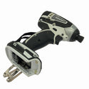 ☆比較的綺麗☆makita マキタ 14.4V 充電式インパクトドライバー TD134DX2 白/ホワイト 充電器 ケース付 コードレス バッテリー式129437 - 5