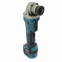 ☆中古美品☆ makita マキタ 18V 125mm 充電式ディスクグラインダー GA518D 青/ブルー 本体+パーツ129778 - 3