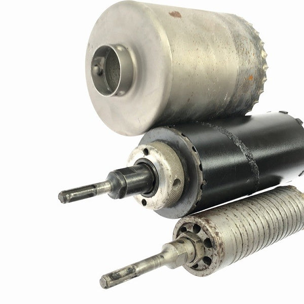 ☆中古美品 保管品3点セット☆ミヤナガ 振動用コアドリルSコア PCSW120C unika 乾式ダイヤDC ハウスB.M 乾式鉄筋コンクリート用118048 - 7