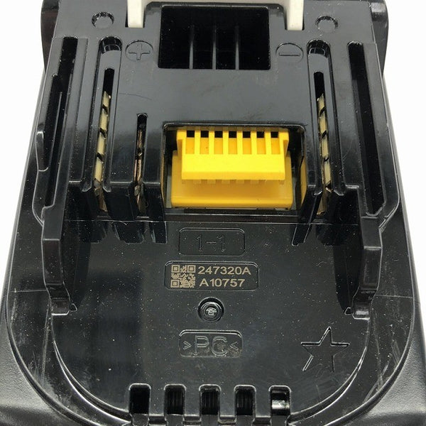 ☆箱グリス無し0回 未使用品☆makita マキタ 18V 6.0Ah 純正 リチウムイオンバッテリー BL1860B 残量表示有 雪マーク 飛行機マーク130647 - 9