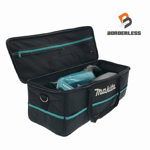 ☆中古品☆makita マキタ 18V 充電式クリーナー CL281FD 青 バッテリ1個(18V3.0Ah) 充電器 バッグ サイクロンアタッチメント付 - 0