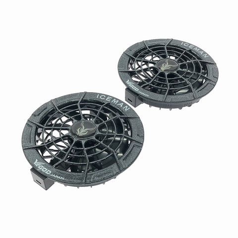 ☆美品☆ICEMAN アイスマン HV24Vバッテリー KBT24V-5000W HV24Vファン DF24V-BK-SET 空調作業服 Y's GODJAPAN 山真製鋸(株) - 0