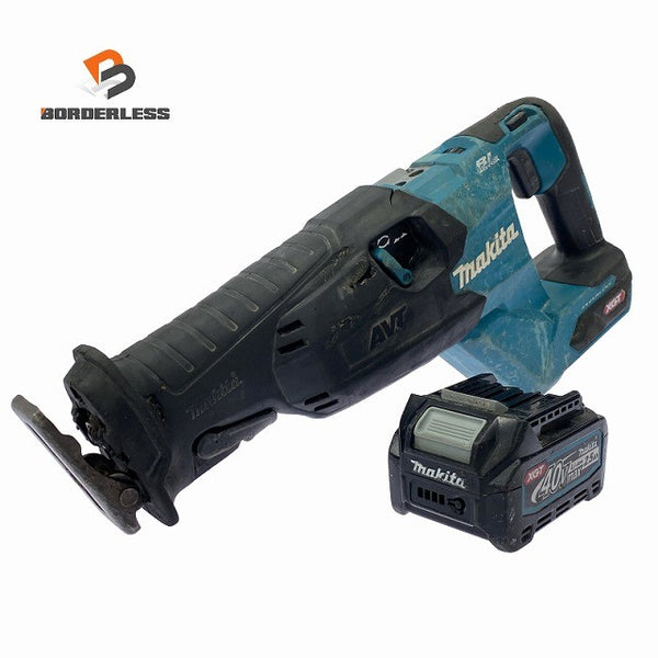 ☆中古品☆makita マキタ 40Vmax 充電式レシプロソー JR002G バッテリー1個(BL4025)付 電動工具 切断機130466 - 1