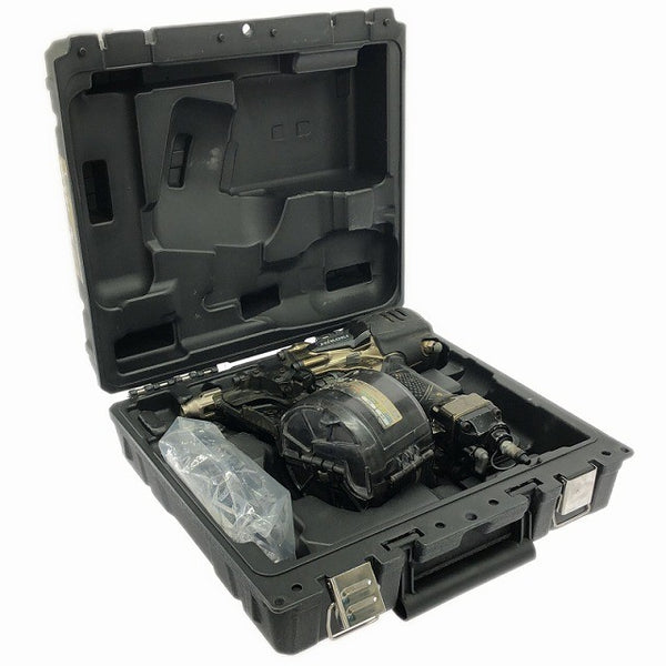 ☆中古品☆ HIKOKI ハイコーキ 75mm 高圧エア釘打ち機 NV75HRA(S)ゴールド 本体+パーツ+ケース136357 - 2