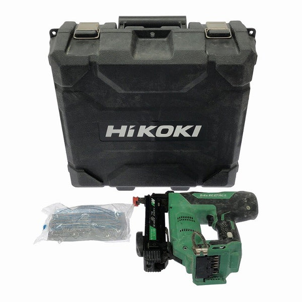 ☆中古品☆HiKOKI ハイコーキ 36V コードレスタッカー N3604DJ 本体＋ケース付 幅4mm 長さ25mm 充電式 バッテリー式118028 - 3