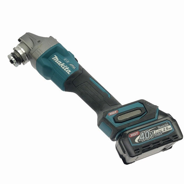 ☆未使用品☆makita マキタ 40Vmax 100mm 充電式ディスクグラインダー GA001GRDX バッテリ2個(40Vmax2.5Ah) 充電器 ケース付 - 4