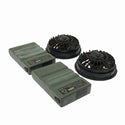 ☆中古品セット☆BURTLE バートル 19V エアークラフト専用バッテリー2個 AC360 ファンユニット AC371 空調作業服 京セラ130005 - 3