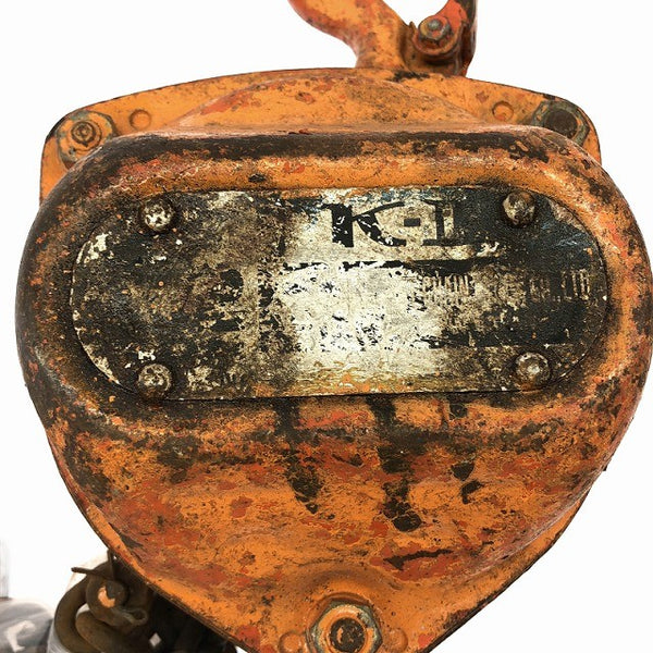 ☆中古品☆象印チェンブロック エレファント チェーンブロック K-2 荷重0.5ton/500kg 揚程2.5m 手動式 荷揚げ機 吊り具135689 - 9