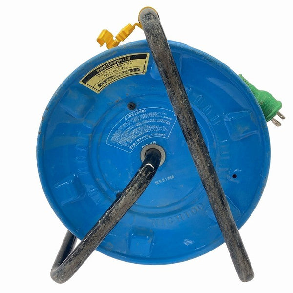 ☆中古品☆NICHIDO 日動工業 防雨防塵型 屋外型 コードリール NPW-EK33 延長コード118667 - 9