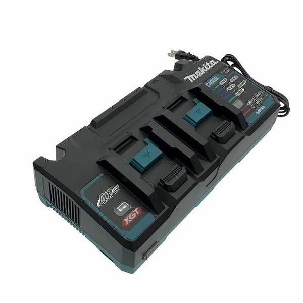 ☆極美品☆makita マキタ 40Vmax用 純正 2口急速充電器 DC40RB ケース付 リチウムイオンバッテリー用 2口充電器 二口急速充電器 - 4