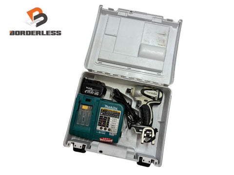 ☆中古品☆makita マキタ 14.4V 充電式インパクトドライバー TD131D バッテリ1個(14V 3.0Ah)充電器付き コードレス 締め付け133231
