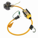 ☆中古美品☆HATAYA ハタヤ JET 漏電遮断器付 BFX延長コード 屋外用 BFX-013KC 3口コンセント 0.7ｍ131068 - 5