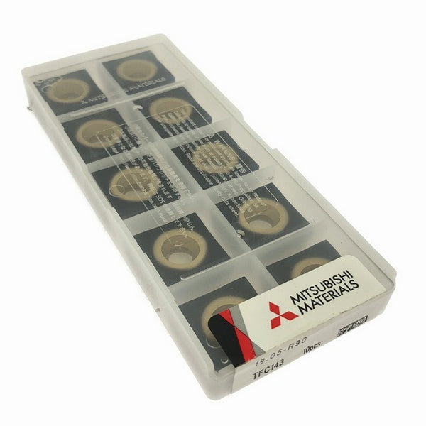 ☆未使用品☆MITSUBISHI 三菱マテリアル 切削用インサート 10個入り 19.05-R90 TFC143 切削チップ 切削加工134361 - 3