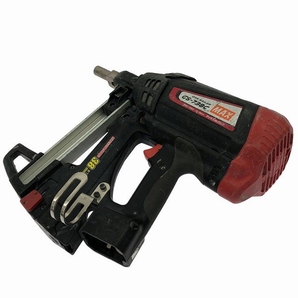 ☆中古品☆ MAX マックス 6V 38mm ガスネイラ GS-738C バッテリー2個(6V 1.5Ah)充電器 ケース付 ピン打ち機/くぎ打機/クギ129727 - 7