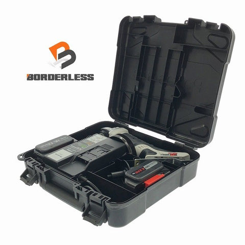 ☆中古品☆ Panasonic パナソニック 14.4V/18V 100mm 充電ディスクグラインダー EZ46A1 バッテリー2個(4.2Ah/5.0Ah)充電器+ケース