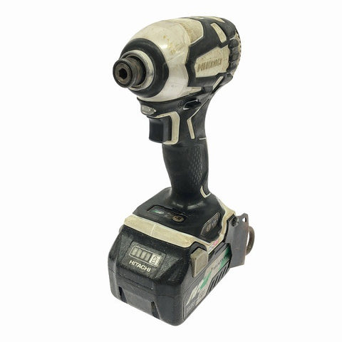 ☆中古品☆HiKOKI ハイコーキ 36V コードレスインパクトドライバー WH36DA バッテリ1個(36V2.5Ah) 充電器 充電式137929 - 0