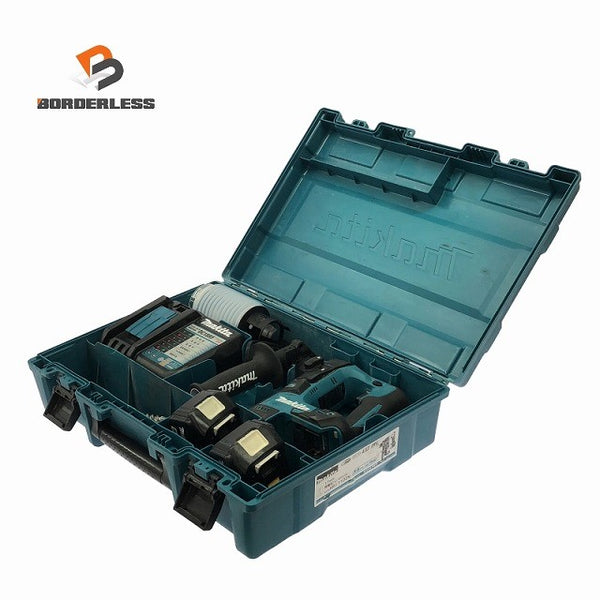 ☆比較的綺麗です☆makita マキタ 18V 17mm 充電式ハンマドリル HR171DRGX バッテリー2個(18V 6.0Ah) 充電器付き123908 - 1
