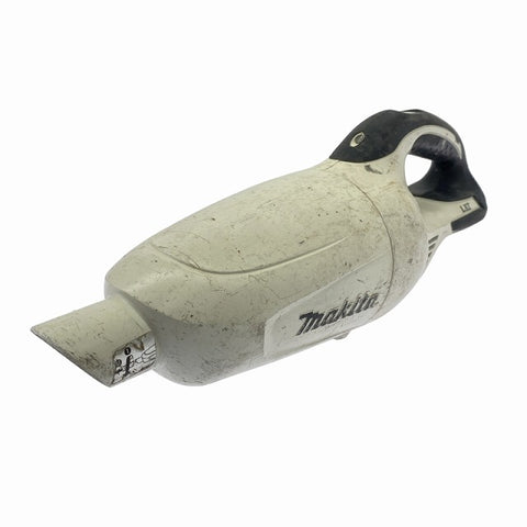 ☆中古品☆makita マキタ 18V 充電式クリーナー CL181FD 白 本体＋パイプ＋ノズル付 コードレス バッテリー式 ハンディ 掃除機 - 0