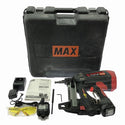 ☆中古品☆MAX マックス ガスネイラ GS-738C2 バッテリ2個(6V1.5Ah) 充電器 ケース付 充電式 ガス式鋲打ち機 ガスピンネイラ128608 - 3