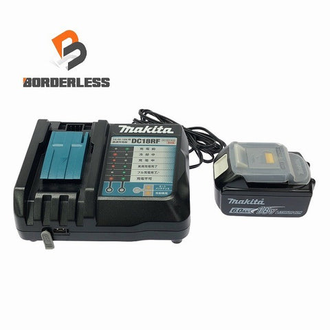 ☆未使用セットバラシ品☆makita マキタ 18V 純正リチウムイオンバッテリー BL1860B 充電器 DC18RF セット販売128071