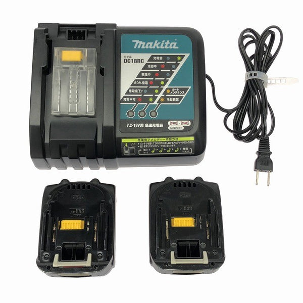☆比較的綺麗☆makita マキタ 14.4V 充電式インパクトドライバ TD134DMX2B バッテリ2個(14.4V4.0Ah) 充電器付 締付け 電動工具134911 - 9