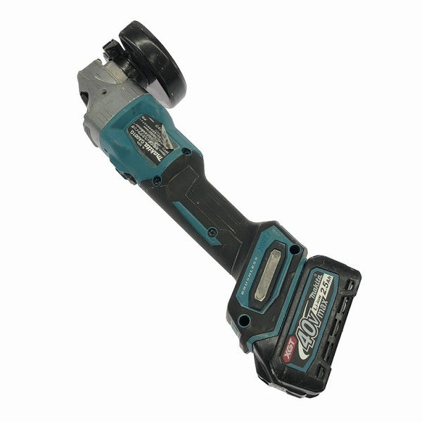 ☆中古品☆makita マキタ 40Vmax 100mm 充電式ディスクグラインダ GA001GRDX バッテリ2個(40Vmax2.5Ah) 充電器付125798 - 5